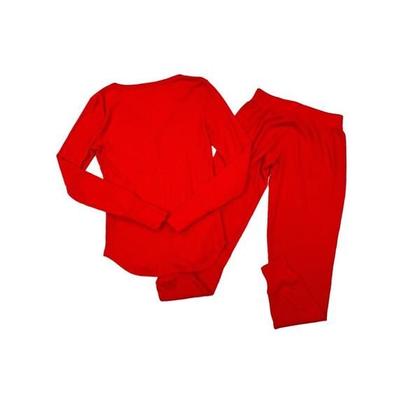 P.J. Salvage - Textured Essentials Lounge Set in Red - Picture 2 of 2